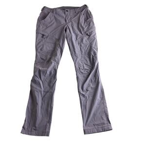 Duluth Trading Womens Job-Jitsu Slim Leg Work Pant Size 4x29 (Actual) Grey Cargo